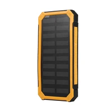 Портативный 20000 мАч Быстрая зарядка солнечной энергии чехол DIY Kit Путешествия двойной USB Мобильный Внешний аккумулятор чехол s Встроенная солнечная панель