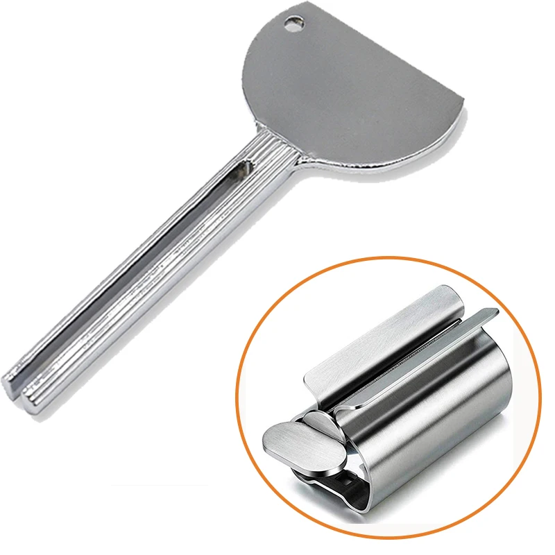 

2pc/set Bathroom Accessories Set Rolling Toothpaste Squeezer Tube Toothpaste Dispenser Toothpaste Holder Cosmetic Paint Squeezer