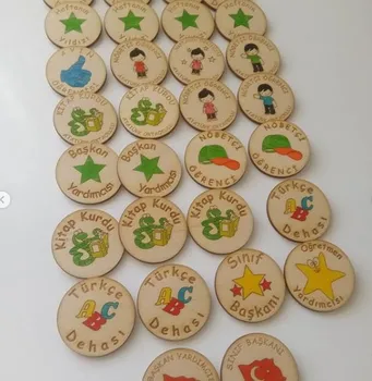 

Wood Motivation Badge