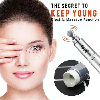 

Electric Vibrating Eye Cream Pen Lightens Dark Circles Fine Lines 20ml Eye Essence Cream Electric Massager Eye Serum Pen