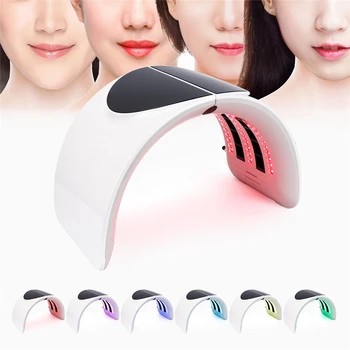 

7 Color Photon PDT Led Light Facial Mask Machine Profession Acne Treatment Face Whitening Skin Rejuvenation Light Therapy Beauty