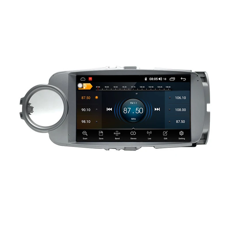 Yaris Android 9,0 Восьмиядерный 4+ 64G Navegador Gps Автомобильный мультимедийный 1 din радио автомобиль для Toyota Yaris