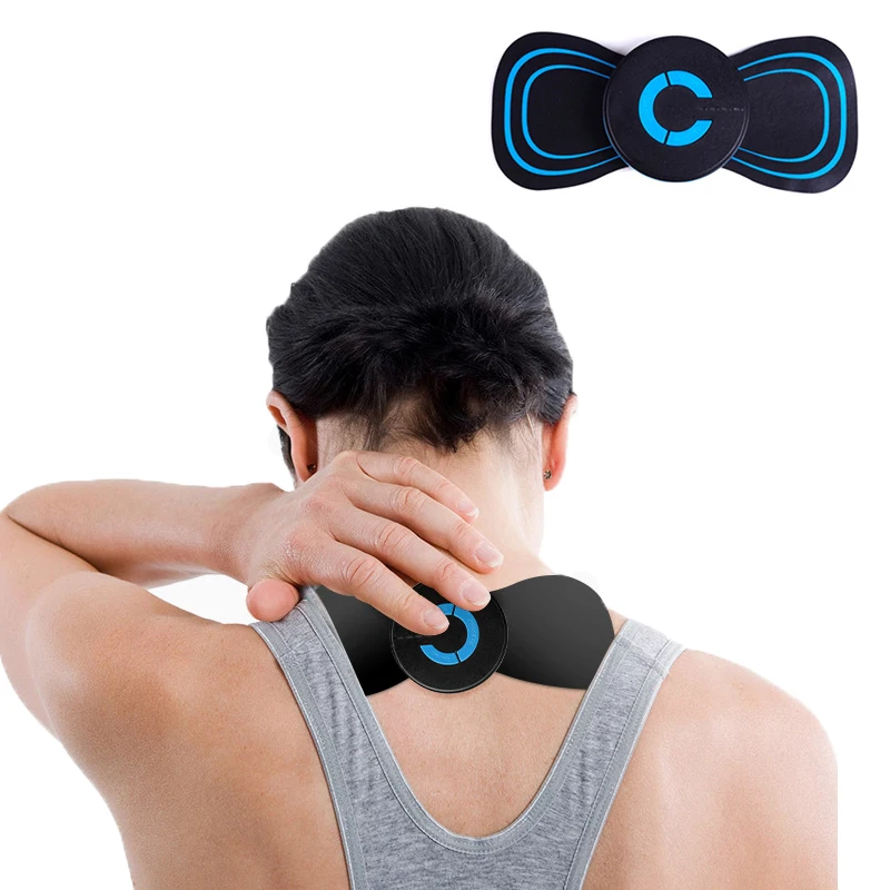 

Portable Electric Neck Massager Cervical Massage Smart Physiotherapy Stimulator Pain Relief Smart EMS Neck Back Massage Sticker