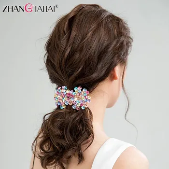 

Luxy Color Crystal Hair clip Austrian rhinestone Wedding Bridal Hair pin Rhinestone Head Jewelry Hair Accessories Dropshipping