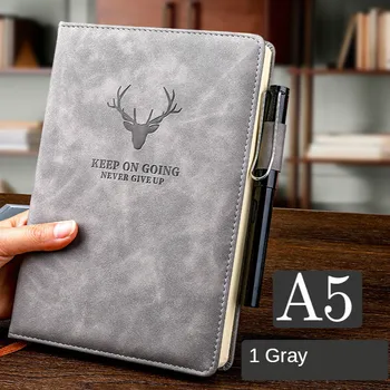 360 Pages Super Thick  A5 Journal Notebook Daily Business Office Work Notebook Simple Thick College Office Diary School Supplies 10