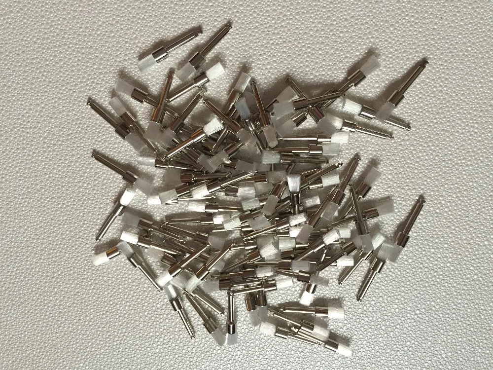 100pcs/Bag Professional Dental lab Polishing Nylon latch flat Polisher Brush Prophy Brushes | Красота и здоровье