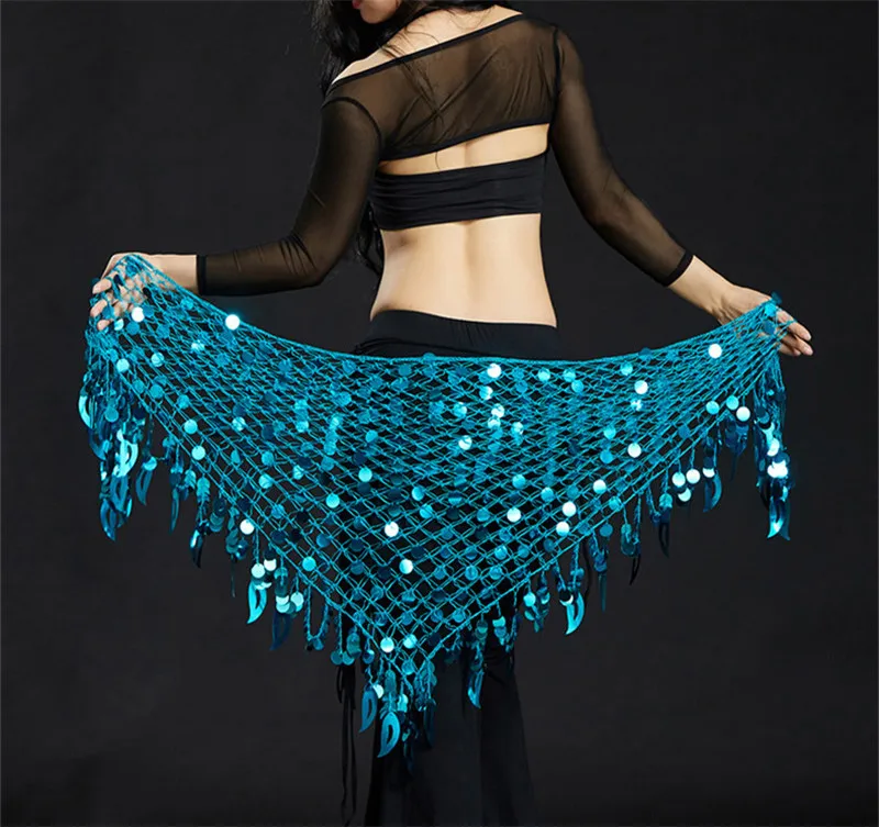 2020 Ropa de danza del vientre sexy lentejuelas grandes bufanda sevienora accesorios nivienas | Тематическая одежда и