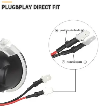 

1 Pair Side Mirror Lights LED For Ford F150 Edge Fusion Taurus Explorer 12000K Halogen