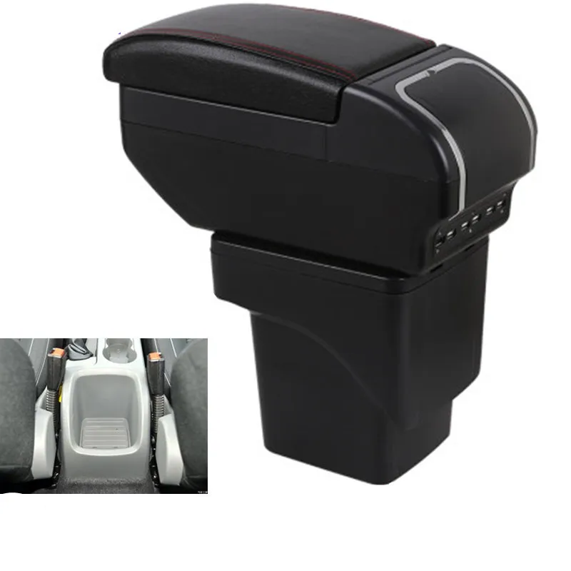 Большой подлокотник для Ford Focus 2 MK2 2005-2011 центр консоль коробка хранения Кожа