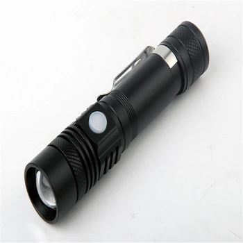 

USB Rechargeable Flashlight 3 Lighting Mode T6 LED Mini Flashlight Waterproof Portable Used for camping, cycling, work, etc