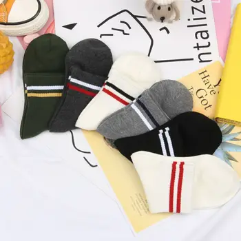

5Pair/Set Adults Soft Cotton Low Cut Ankle Socks Fluorescent Retro Sports Socks