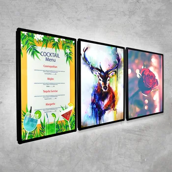 

New fashion bar advertisement fast food menu box advertising lightbox