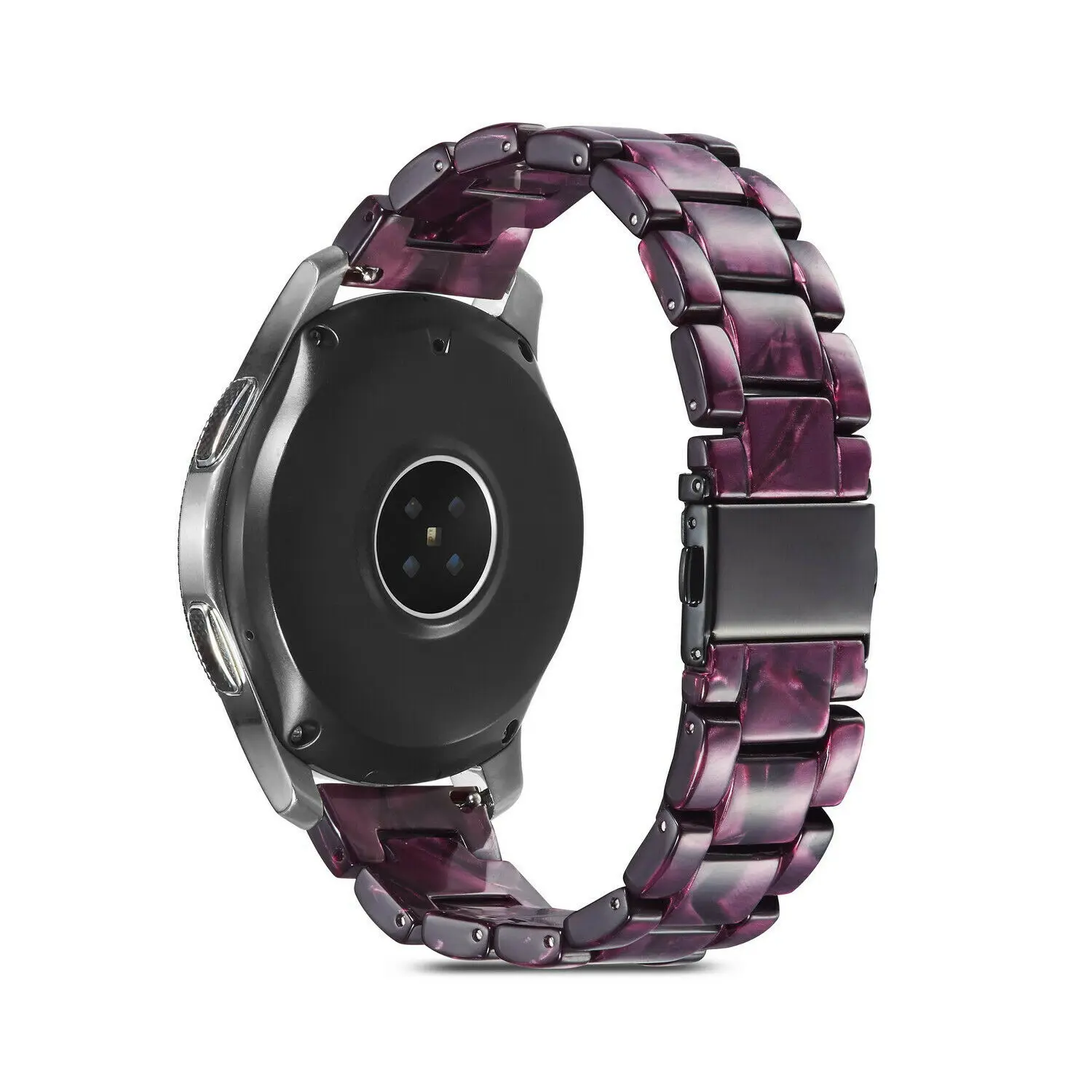 Purple 22 мм Универсальный Цветной полимерный ремешок для samsung Galaxy Watch 46 мм gear S3 Band Amazfit/huawei Watch GT 2/Pebble Time ремешок - Цвет ремешка: Purple