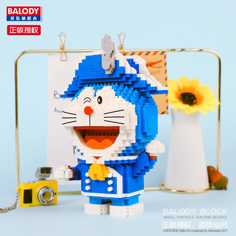 Блоки Balody аниме модель пират Дораэмон японский мультфильм фигурки строительные