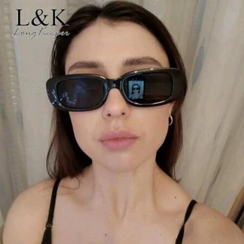 

Narrow Square Small Frame Sunglasses For Women Brand Design Retro Summer Sun Glasses 2020 New Fashion Men Shades Oculos Feminino