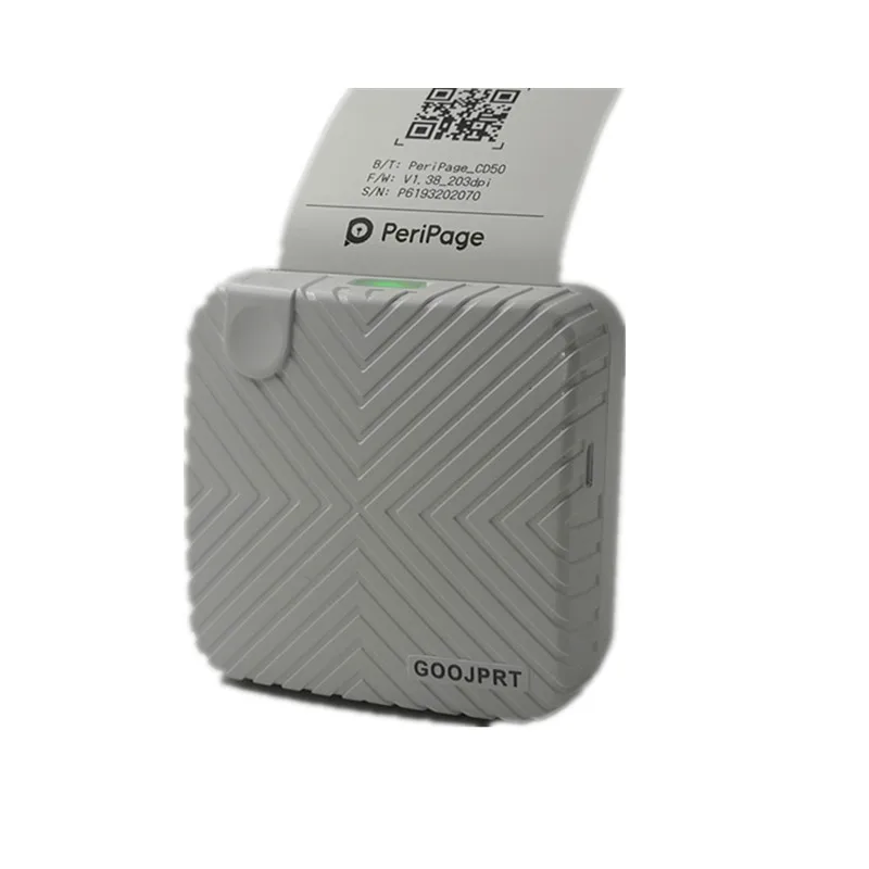 GOOJPRT Inkless Peripage мини портативный термопринтер фото Карманный термопринтер 58 мм печать Bluetooth Android iOS принтеры