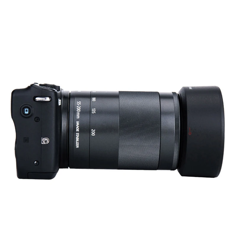 ET-54B 52mm et 54b ET54B Lens Hood Reversible Camera Lente Accessories for Canon EOS M100 M3 M10 EF-M 55-200 mm f/4.5-6.3 IS STM