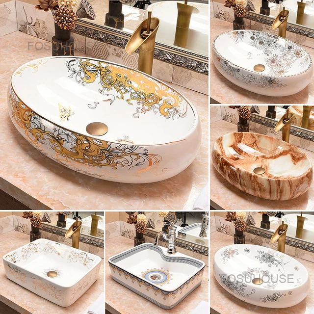 square basin for bathroom