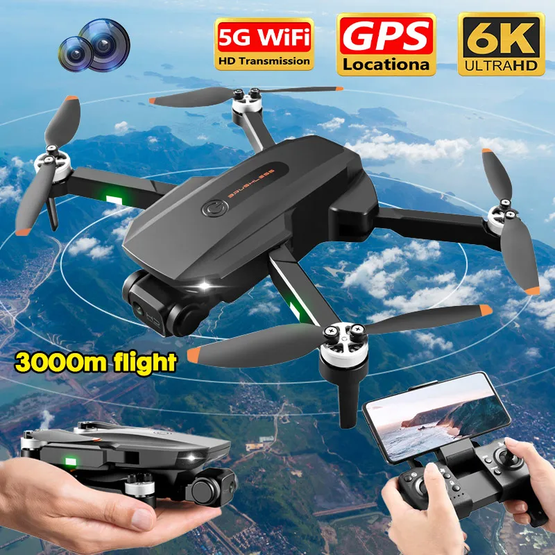 Дрон Радиоуправляемый с камерой Gps Wi-Fi Fpv 2021 м |