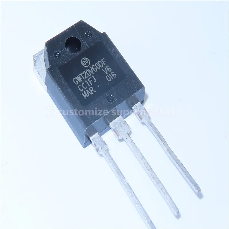 

5PCS/LOT NEW GWT20V60DF STGWT20V60DF TO-3P 600V 35A Triode transistor