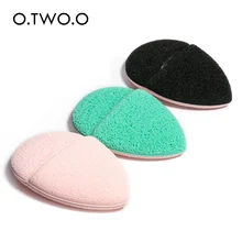 Спонж для лица, натуральный очиститель, инструменты для удаления макияжа, губка для смывания, очищающая, мягкая, хлопковая, сухая, влажная, многоразовая