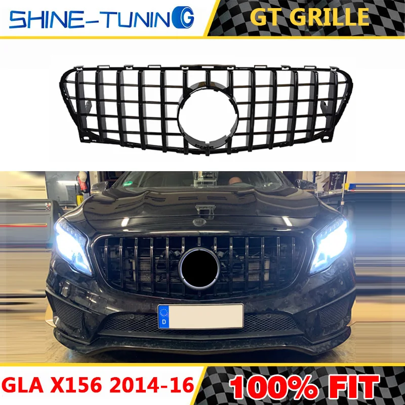 Передняя решетка без эмблемы подходит для нового GLA X156 Class GT R GTR GLA200 GLA250 GLA260