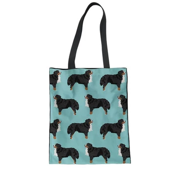 

Cat 3D Printing Canvas Shopping Bags for Women Eco Reusable Foldable Shoulder Bag lady Handbag Tote Cotton Tote Bag