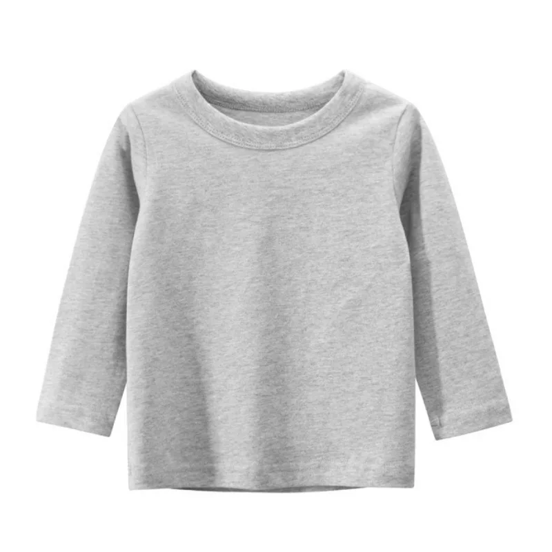Kids Clothing T-Shirts Long-Sleeves Toddler Girls Boys Casual for Infant Tops Tees Children