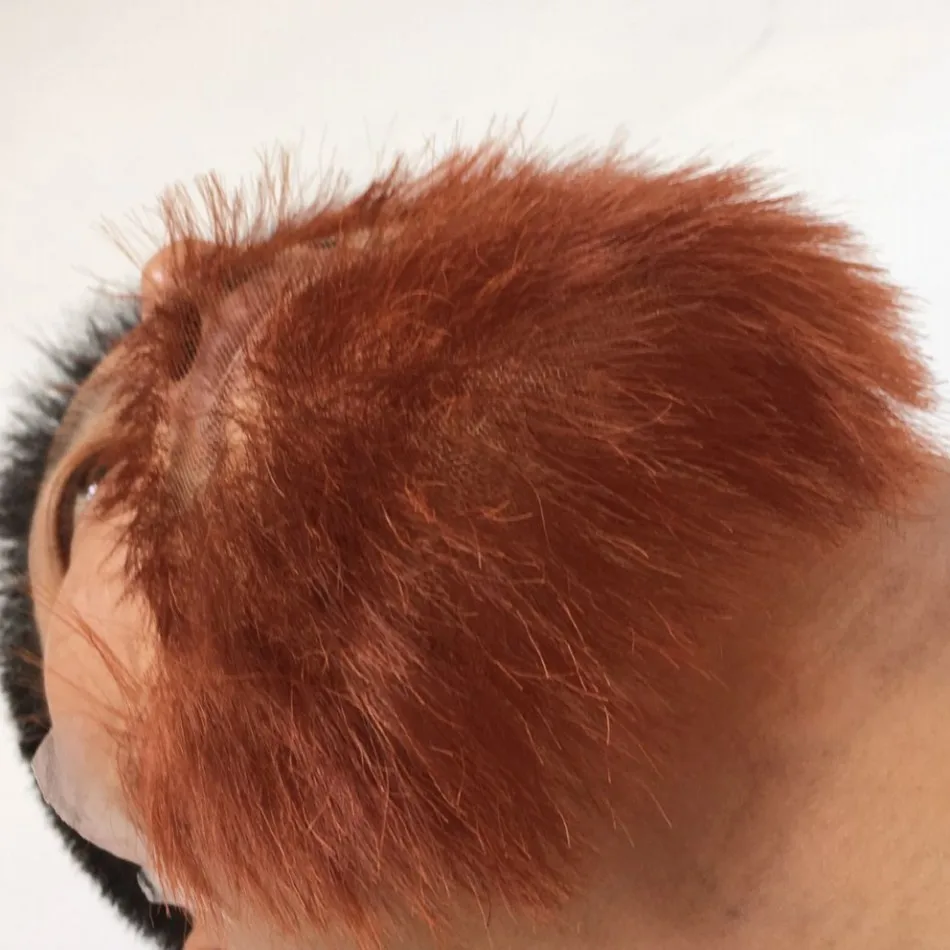 FXVIC поддельные бороды и усы. Реалистичный костюм бордовые красные бороды человеческие волосы высшее качество