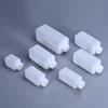 60ml Portable Small Mouth Plastic Bottle Empty Square Container For Reagent Liquid Oil Airtight Sealing 10PCS 6