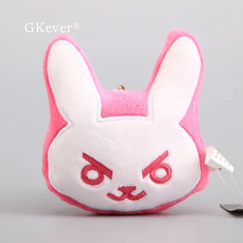 

10 cm Game Over Dvas Rabbit Plush Toys Peluche Cute Kawaii Rabbit Stuffed Animals Toys Keychain Pendant Women Kids Birthday Gift