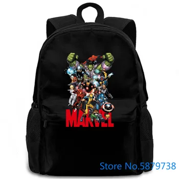 

Marvel Super Hero Justice League Endgame Hulk Spider Captain America Avengers women men backpack laptop travel school adult