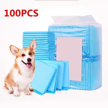 

50/100pcs Dog Training Pee Pads Super Absorbent Pet Diaper Disposable Healthy Clean Nappy Mat for Pets Dairy Diaper Supplies