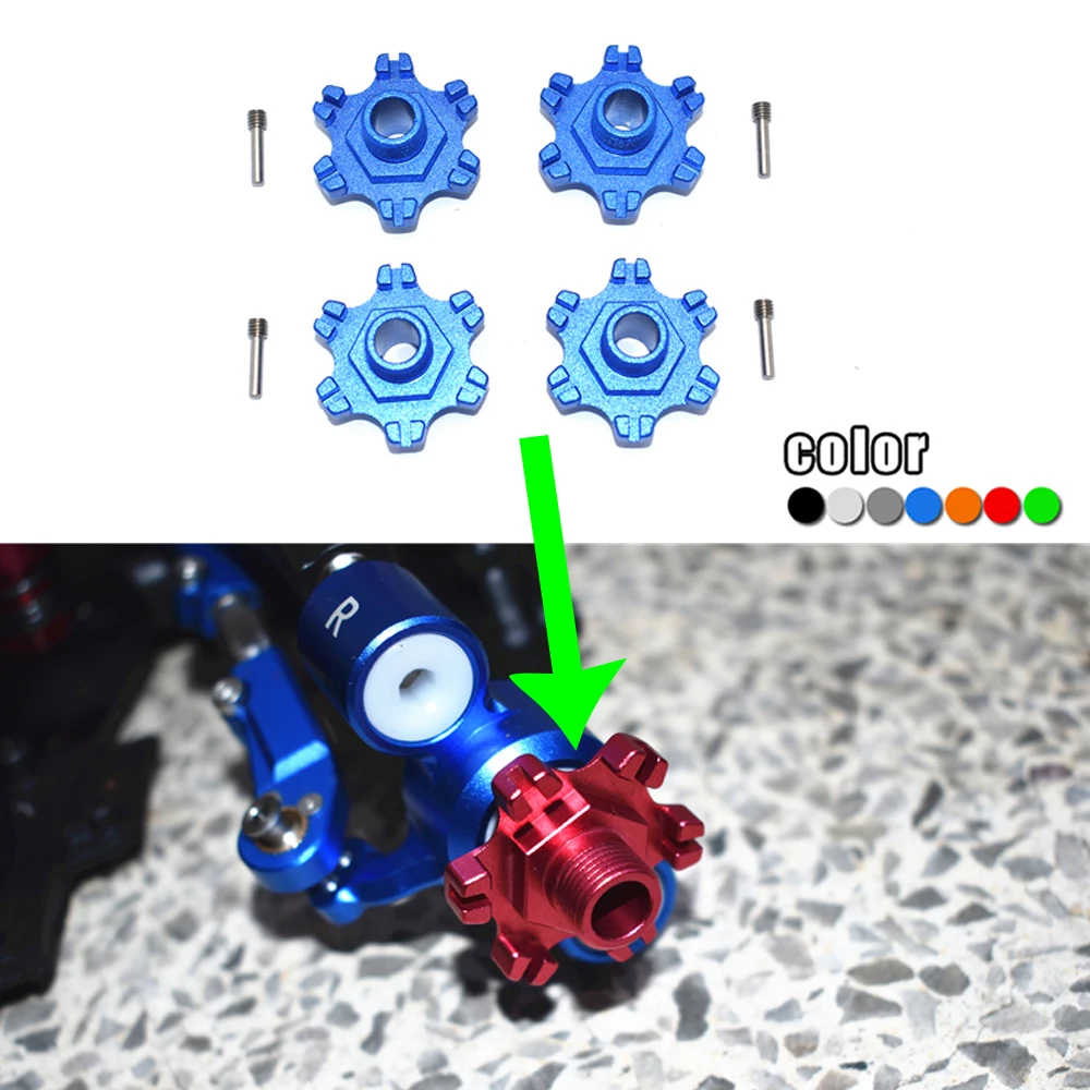 

ARRMA 1/7 LIMITLESS ALL-ROAD -ARA109011 GPM Metal aluminum alloy thickened 6mm hexagonal adapter #AR310447