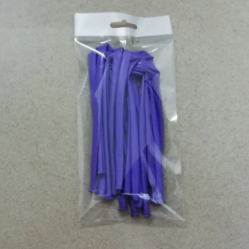 Purple Для детского сада Играем ручками производства DIY Создание волшебные шары 260Q Длинные Воздушные шары независимая упаковка для прилавка 10 шт упаковка* 50 пакетов - Цвет: Purple