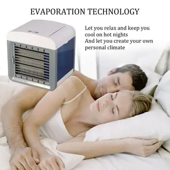 

Convenient Air Cooler Fan Portable Digital Air Conditioner Humidifier Space Easy Cool Purifies Air Cooling Fan for Home Office
