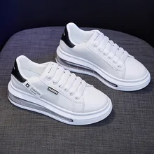 2021 moda tênis feminino sapatos casuais marca de moda branco sapatos grossos sola mulher apartamentos altura inreasing sapatos 3cm a3457