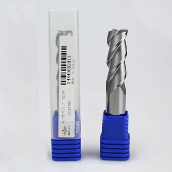 

100% Original ZCC 3F Endmill Alloy Tungsten Steel Aluminum End Mill AL-3E-D3 D4 D5 D6 3 Flute 2mm 3mm 4mm 6mm 8mm Bit CNC Tools