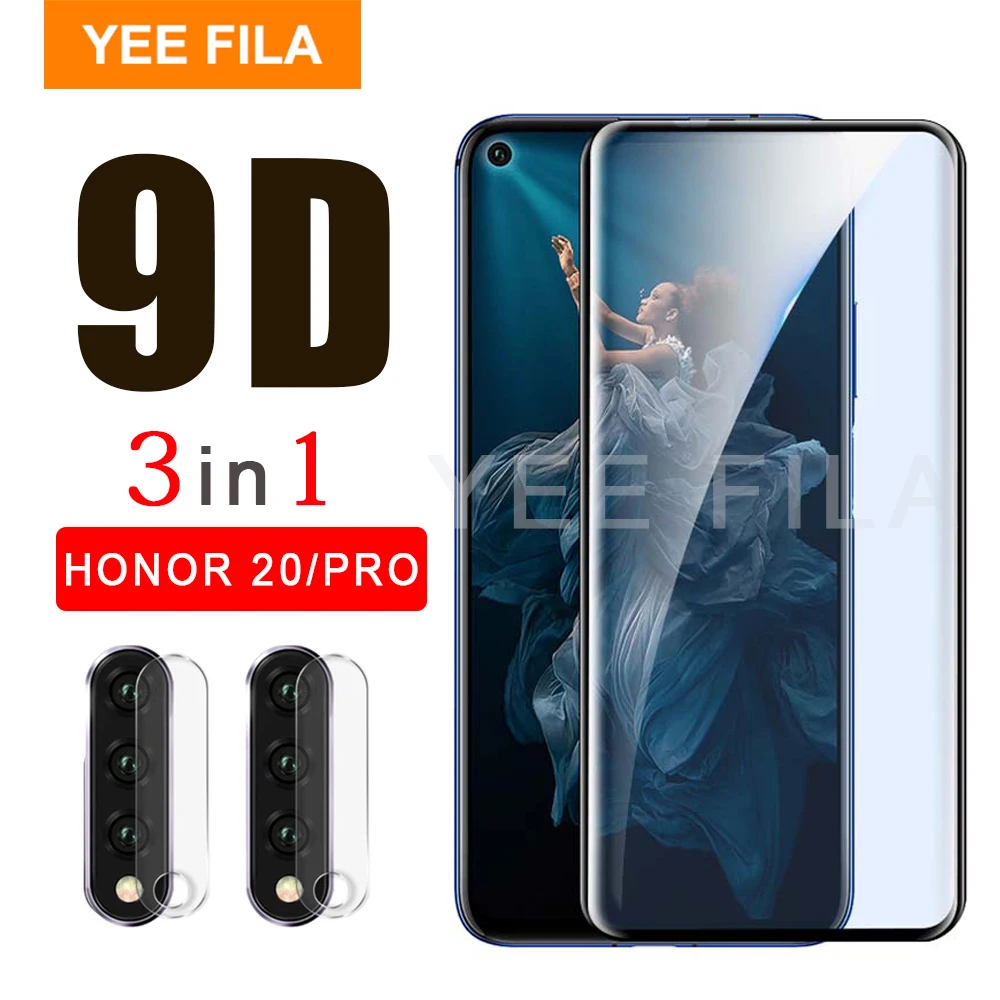 Защитное стекло закаленное 9D для Huawei Honor 20 Pro | Мобильные телефоны и аксессуары