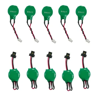 

Lot 5PCS CMOS RTC Battery ML1220 ML 1220 Rechargeable 3V Cable Button Battery BIOS Backup Batteries Black or White Plug