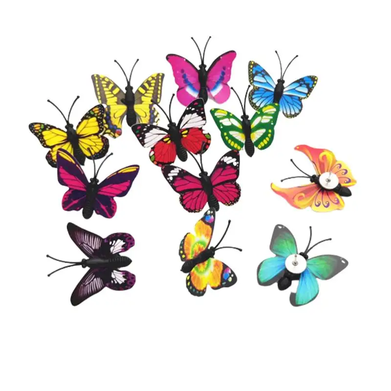 PIN de empuje creativo en forma de mariposa para decoración de pared, alfileres de chinchetas, herramienta DIY decorativa para uso escolar, hogar y oficina, 30 Uds.