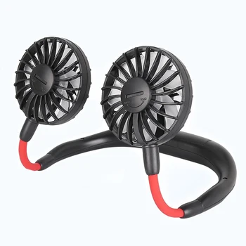 

Portable Fan Usb Rechargeable Mini Fan Neck Fan Desktop with Light + Aromatherapy Air Cooler Air Conditioner