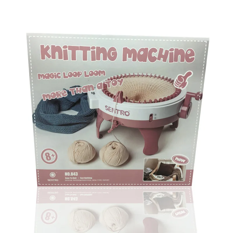 

48 Knitted Wool Machine Creative DIY Household Wool Line for Making Handmade Weaving Machine Children Play House Toys