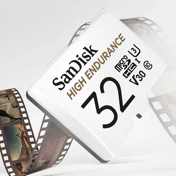 

SanDisk 32GB High Endurance Micro SD Memory Card 64GB 128GB 256GB Professional TF Card with Adapter for Car DVR Camera