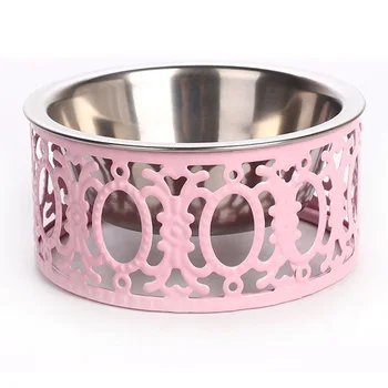 

Dog Bowl Stainless Steel Metal Pet Puppy Animal Food Water Small Medium Large