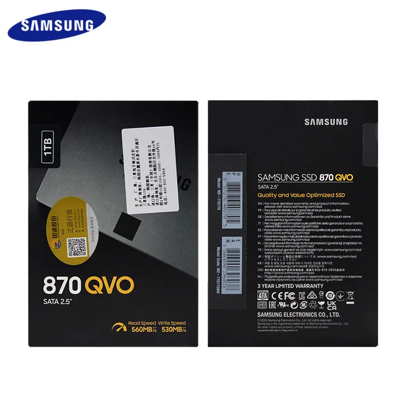 Sata Ssd 870 Ssd Qvo 1tb Sata Samsung Qvo Ssd 1tb Ổ Cứng SSD