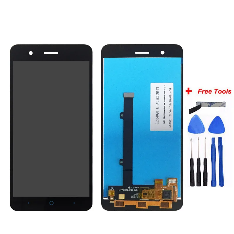 

For 5.0" ZTE Blade A510 LCD DIsplay +Touch Screen Digitizer Assembly+Tools+Adhesive For ZTE Original Screen By Factory Outlet