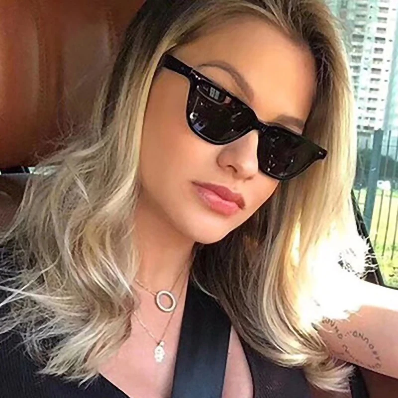 

XIWANG Sunglasses Women Men 2019 Frame New Fashion Square Unisex Wrap Frame Sun Glasses Sports Outdoor Glasses Eyewear 7 Colors