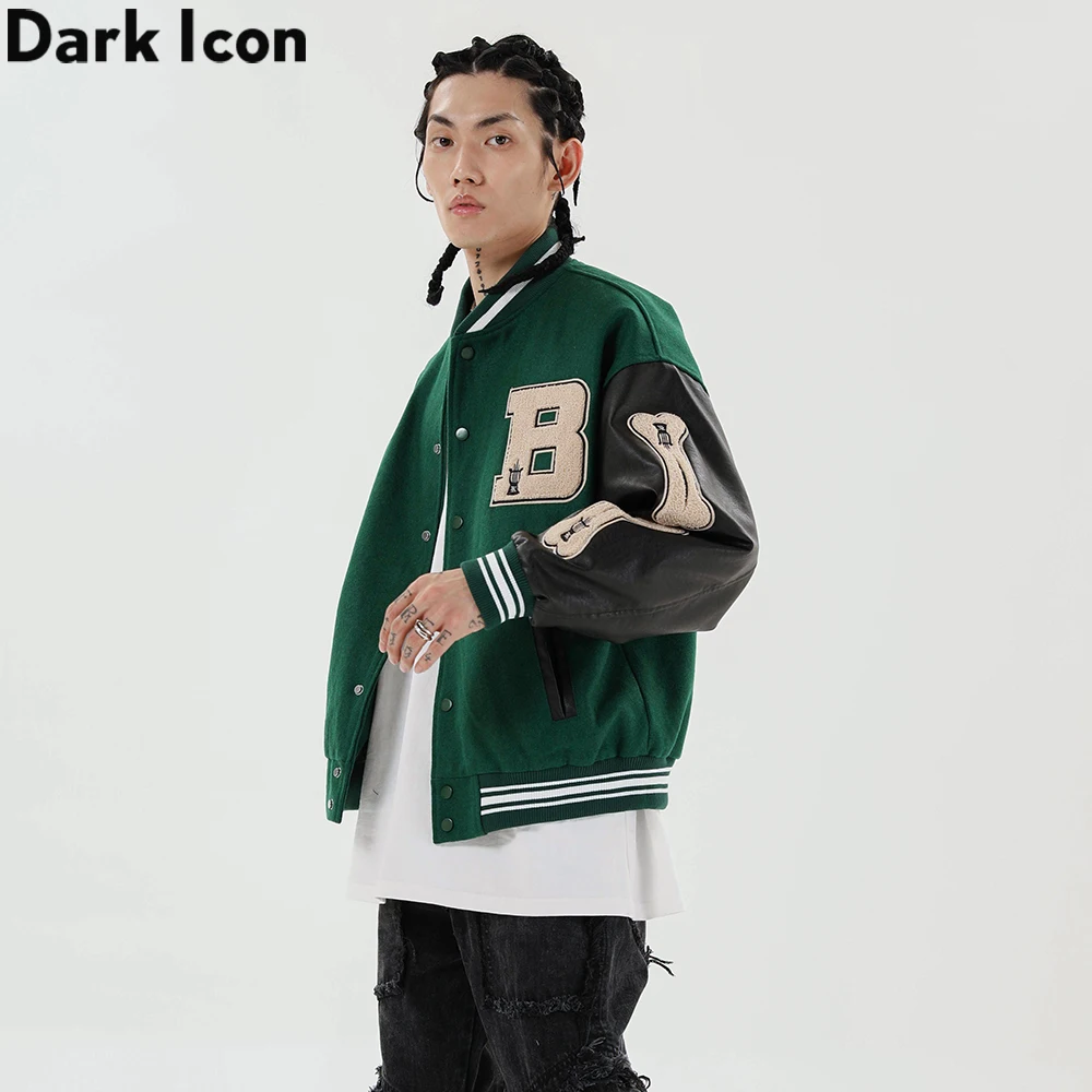 bone varsity jacket