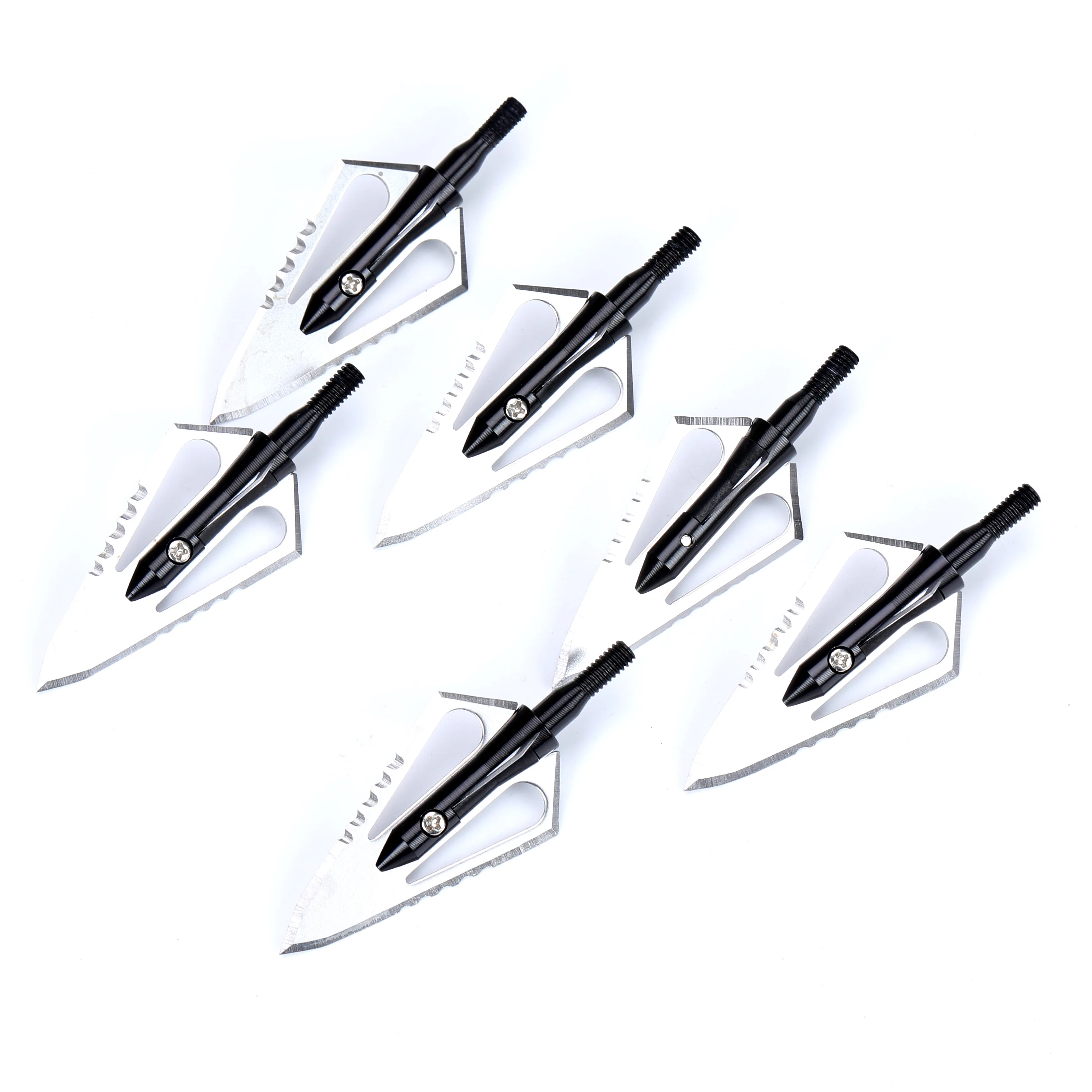 

3/6/12pcs 100grain Arrow Broad head with 4 Blade for recurve compound crossbow Archery Hunting Arrow Point Tips arrow accessory